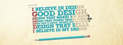 The Philosophy Of A Good Designer Facebook Covers